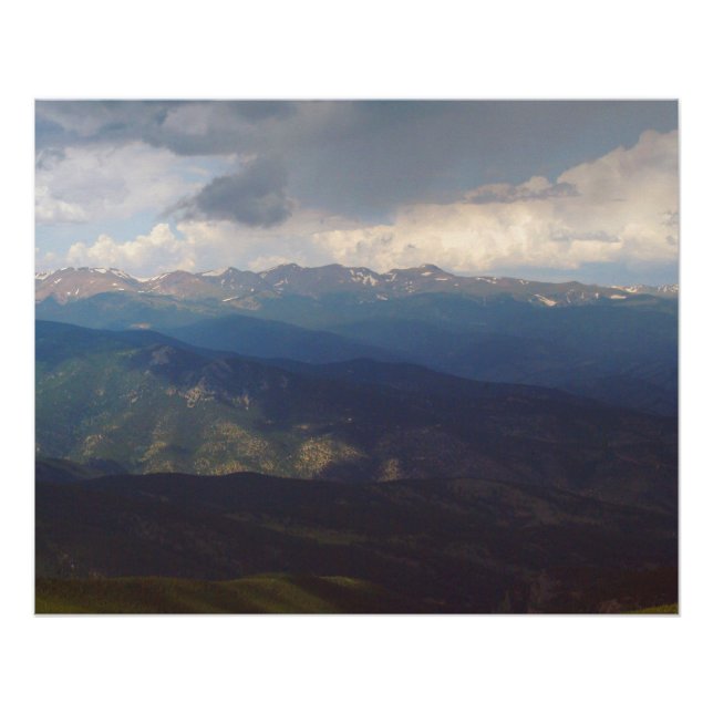 Schöner Rocky Mountain National Forest Poster (Vorderseite)