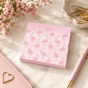 Schöner Rosa Flamingo Post-it Klebezettel