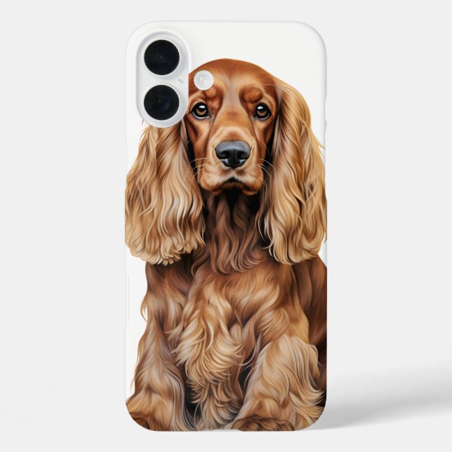 SCHÖNER ROTER COCKER SPANIEL PUPPY HUND Case-Mate iPhone HÜLLE (Rückseite)