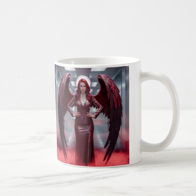 Schöner roter Winkel Kaffeetasse (Rechts)
