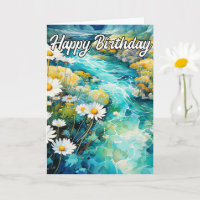 Schöner Running Bach im Frühjahr