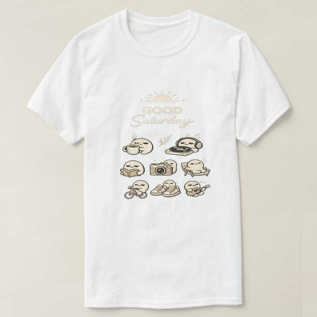 SCHÖNER SAMSTAG | Gemütliche Wochenend-Vibes | LUN T-Shirt (Design vorne)