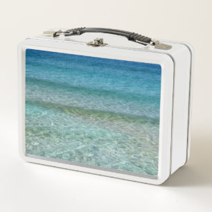 Schöner Sandstrand Metall Brotdose