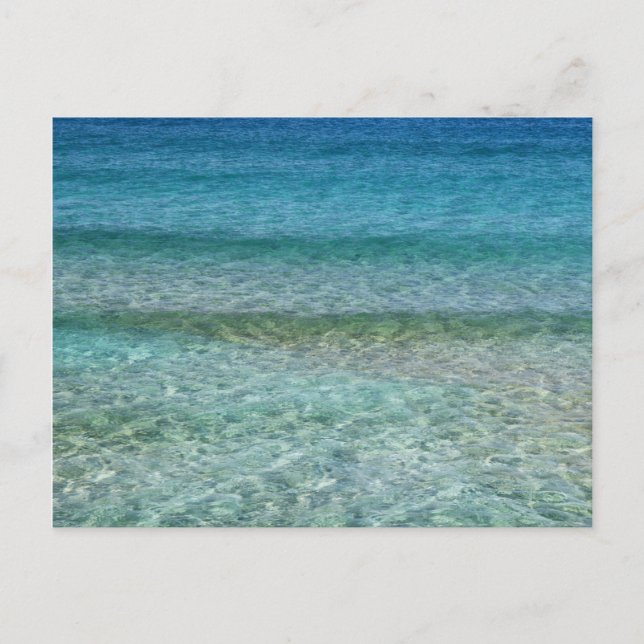 Schöner Sandstrand Postkarte (Vorderseite)