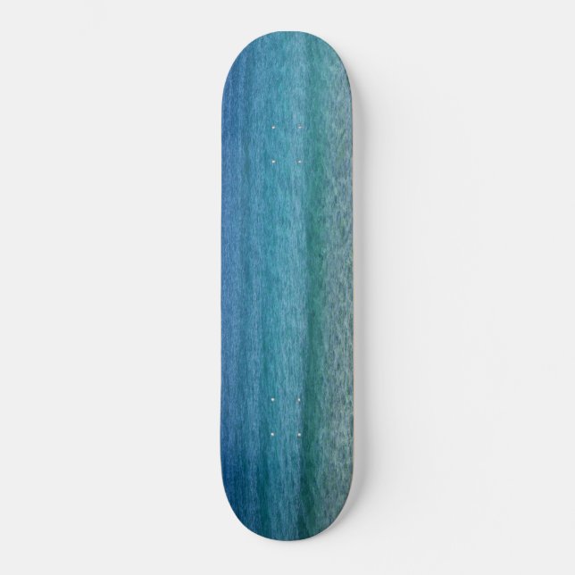 Schöner Sandstrand Skateboard (Vorderseite)