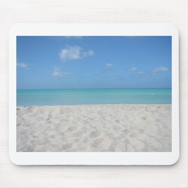 Schöner Sandy-Strand Mousepad (Vorne)