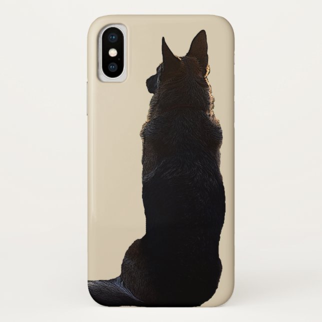 Schöner Schäferhund-Hund Case-Mate iPhone Hülle (Rückseite)