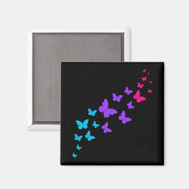Schöner Schmetterling Androgynous Pride Design Magnet