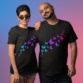 Schöner Schmetterling Androgynous Pride Design T-Shirt