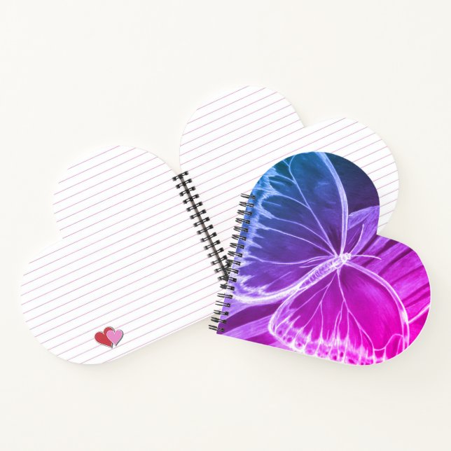 Schöner Schmetterling Notizbuch (Innenseite)