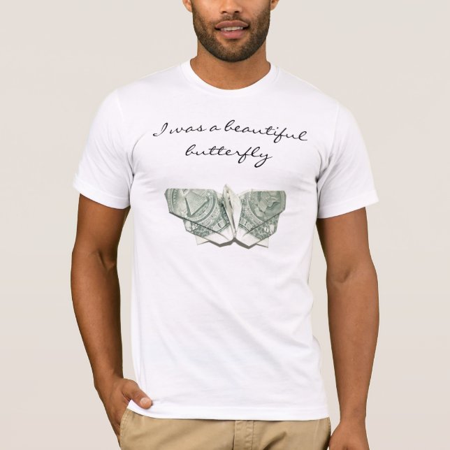 schöner Schmetterling T-Shirt (Vorderseite)