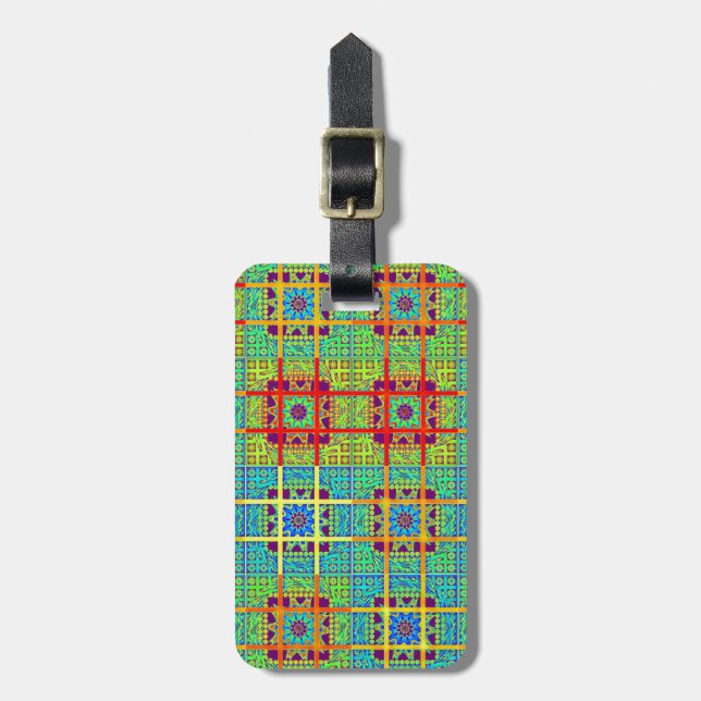 Schöner, schöner südafrikanischer Stammesvektor Gepäckanhänger (Vorderseite vertikal)