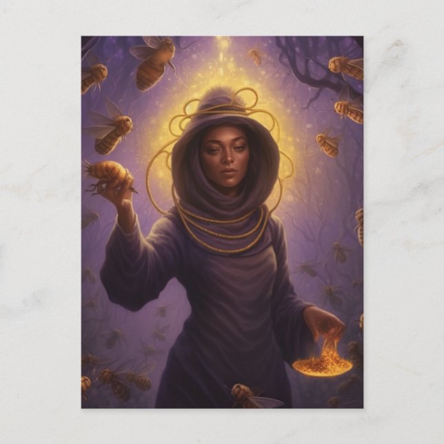 Schöner Schutz der Honigbienen Postkarte (Vorderseite)