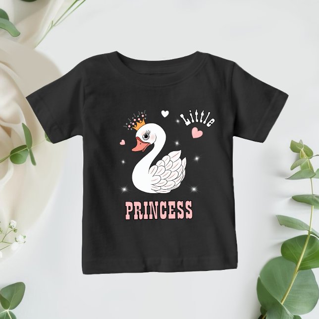 Schöner Schwan Baby T-shirt (Von Creator hochgeladen)