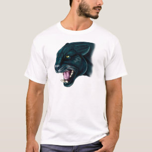 Schöner schwarzer Panther T-Shirt