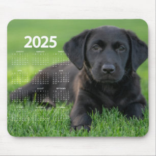 Schöner Schwarzkalender 2025 Mousepad