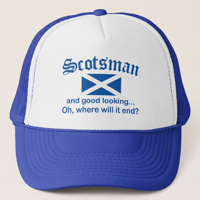 Schöner Scotsman Truckerkappe (Vorderseite)