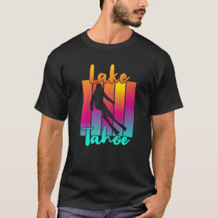 Schöner See Tahoe Winter Sunset T-Shirt
