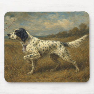 Schöner Setter, Kunst Mousepad