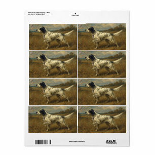 Schöner Setter mit Fasanen, Kunst