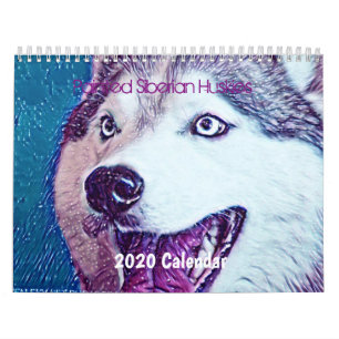 Schöner Sibirien Husky 2020 Mauer Kalender