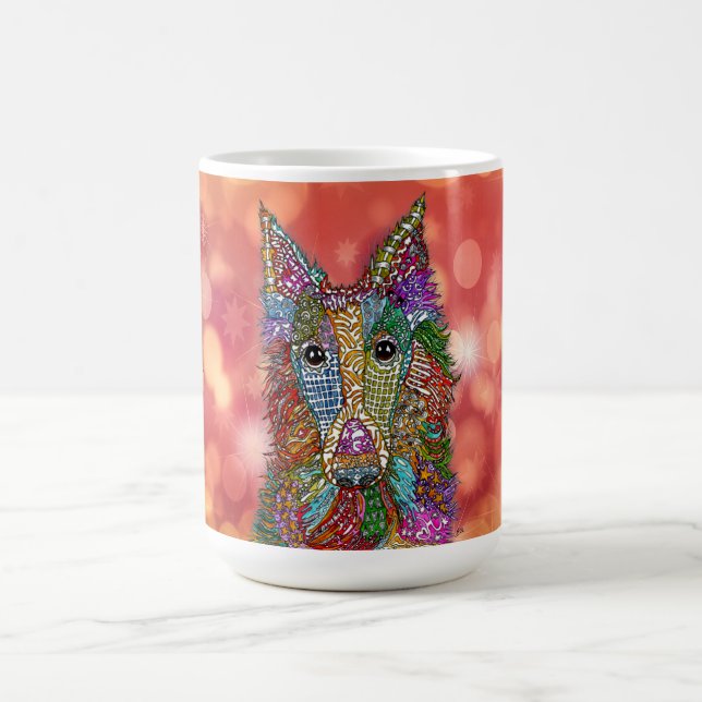 Schöner Silken Windhound Hund Kaffeetasse (Mittel)