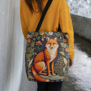 Schöner Sitzender Rotfuchs William Morris Inspirie