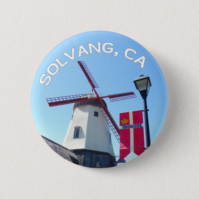 Schöner Solvang Button! Button (Vorderseite)