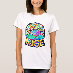 Schöner Sonnenaufgang ~ Hochwertige Nachricht Graf T-Shirt