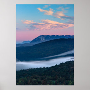Schöner Sonnenaufgangsblick auf Nanos von Šilentab Poster
