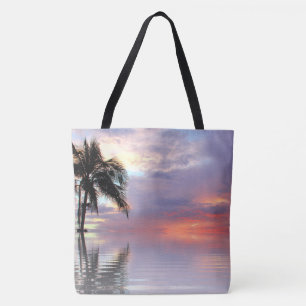 „Schöner  Sonnenuntergang“ All Over Print-Tasche