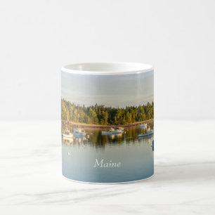 Schöner Sonnenuntergang an der Maine Küste Kaffeetasse