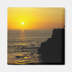 schöner Sonnenuntergang auf Bali-Insel Magnet