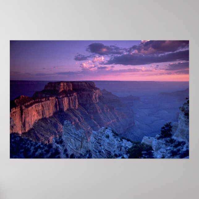 Schöner Sonnenuntergang: Grand Canyon, Arizona Poster (Vorne)