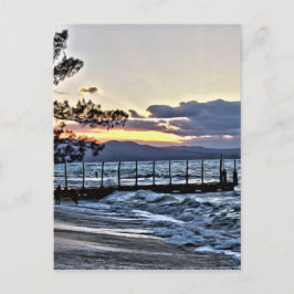 Schöner Sonnenuntergang in Montego Bay, Jamaika Postkarte