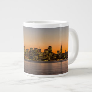 Schöner Sonnenuntergang in San Francisco Jumbo-Tasse
