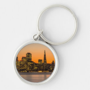 Schöner Sonnenuntergang in San Francisco Schlüsselanhänger