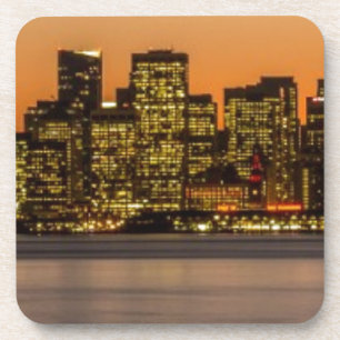 Schöner Sonnenuntergang in San Francisco Untersetzer