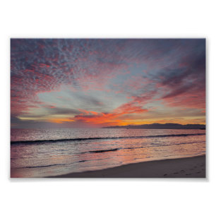 Schöner Sonnenuntergang - Marina Del Rey, CA Fotodruck