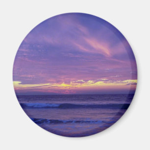 Schöner Sonnenuntergang: Mission Beach, San Diego, Magnet