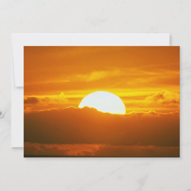 Schöner Sonnenuntergang: Moorea, Außenriff Pass, T (Vorderseite)