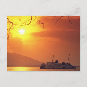 Schöner Sonnenuntergang: Penninsula de Nicoya, Cos Postkarte