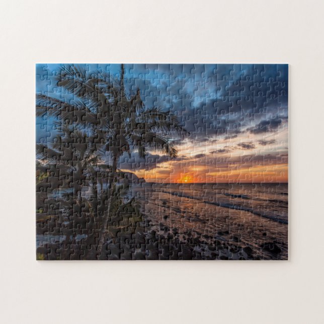Schöner Sonnenuntergang Puzzle (Horizontal)