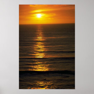 Schöner Sonnenuntergang: Swami Encintas, Kaliforni Poster