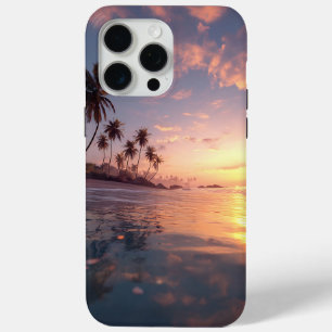 Schöner Sonnenuntergang über ruhigem Wasser Case-Mate iPhone Hülle