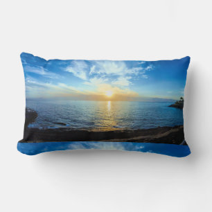 Schöner Sonnenuntergang über Teneriffa Kanarische Lendenkissen