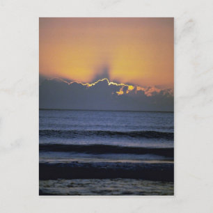 Schöner Sonnenuntergang: Virginia Beach, Virginia Postkarte