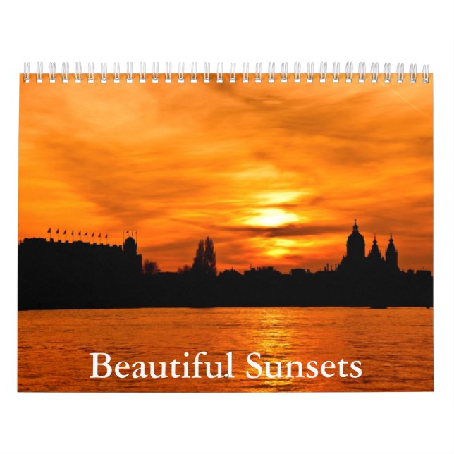 Schöner Sonnenuntergangs-Kalender Kalender (Titelbild)