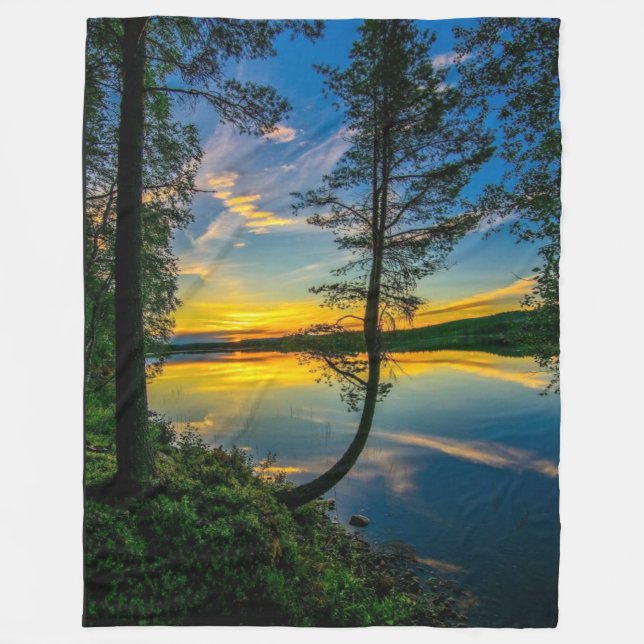 SCHÖNER SONNENVERKEHR FLEECEDECKE (Vorderseite)