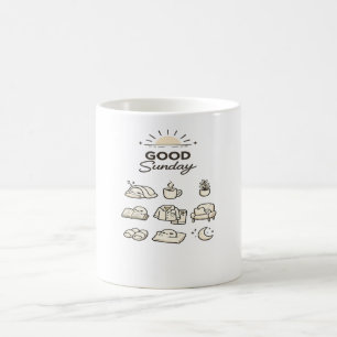 SCHÖNER SONNTAG   Gemütliches Langsames Leben Desi Kaffeetasse